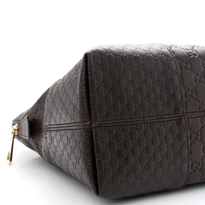 Gucci Guccissima Medium Bree Shoulder Bag Chocolate 9 of 10