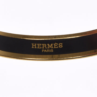 Hermes Enamel Printed Narrow Balcons Du Guadalquivir Bracelet 70 Black 4 of 6