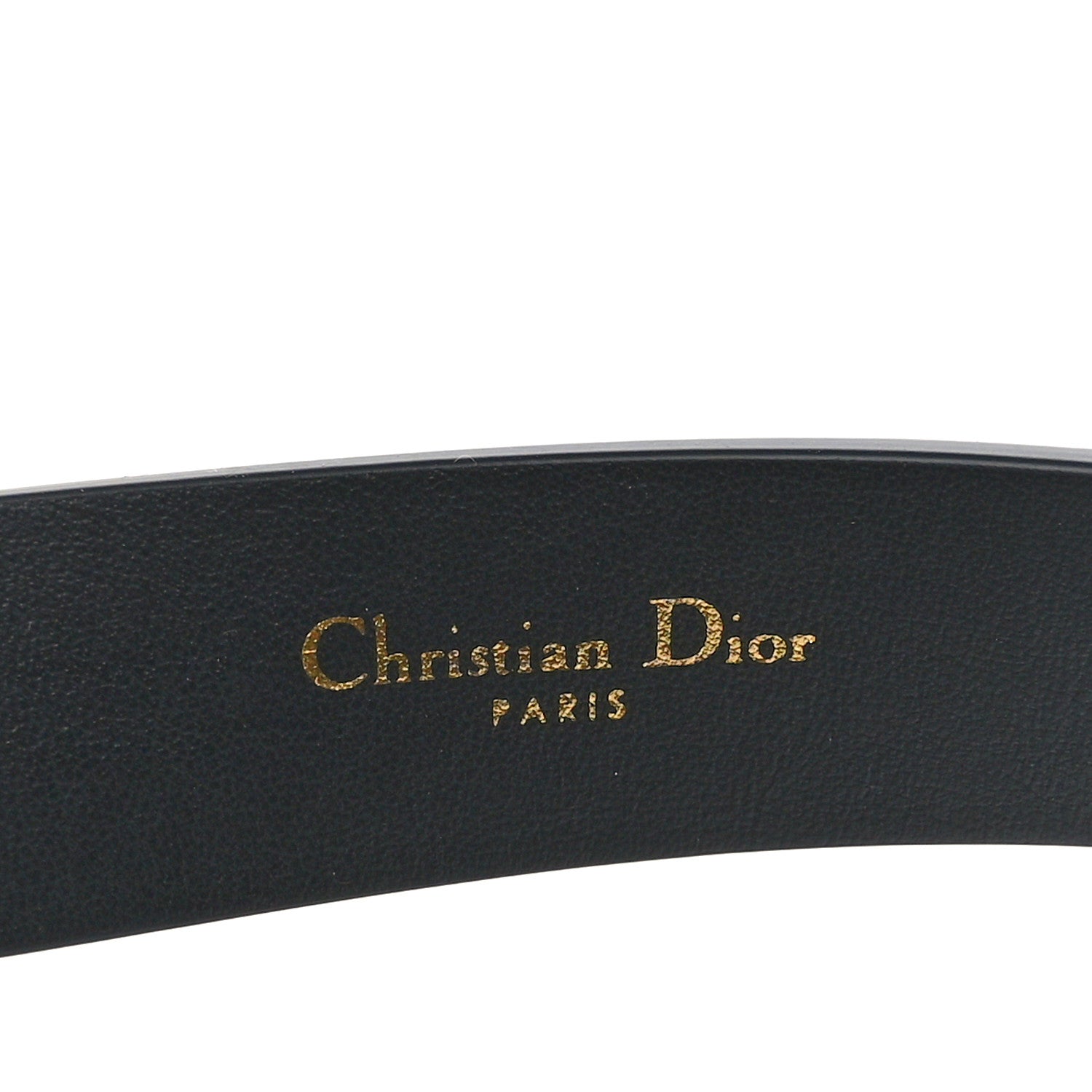 Christian Dior Calfskin 30 Montaigne Cut-Out CD Belt 80 32 Black 3 of 5