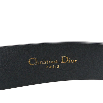 Christian Dior Calfskin 30 Montaigne Cut-Out CD Belt 80 32 Black 3 of 5
