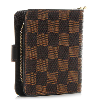 Louis Vuitton Damier Ebene Zippe Zipped Compact Wallet 3 of 7