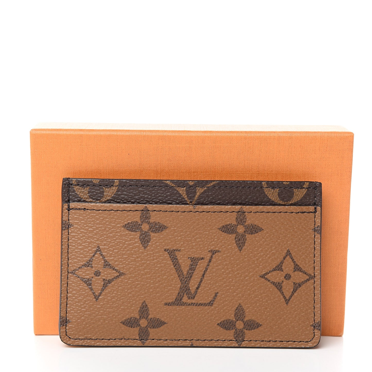 Reverse Monogram Card Holder