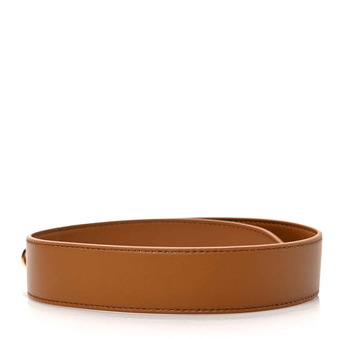 Shiny Nappa Fendi First Strap Caramello