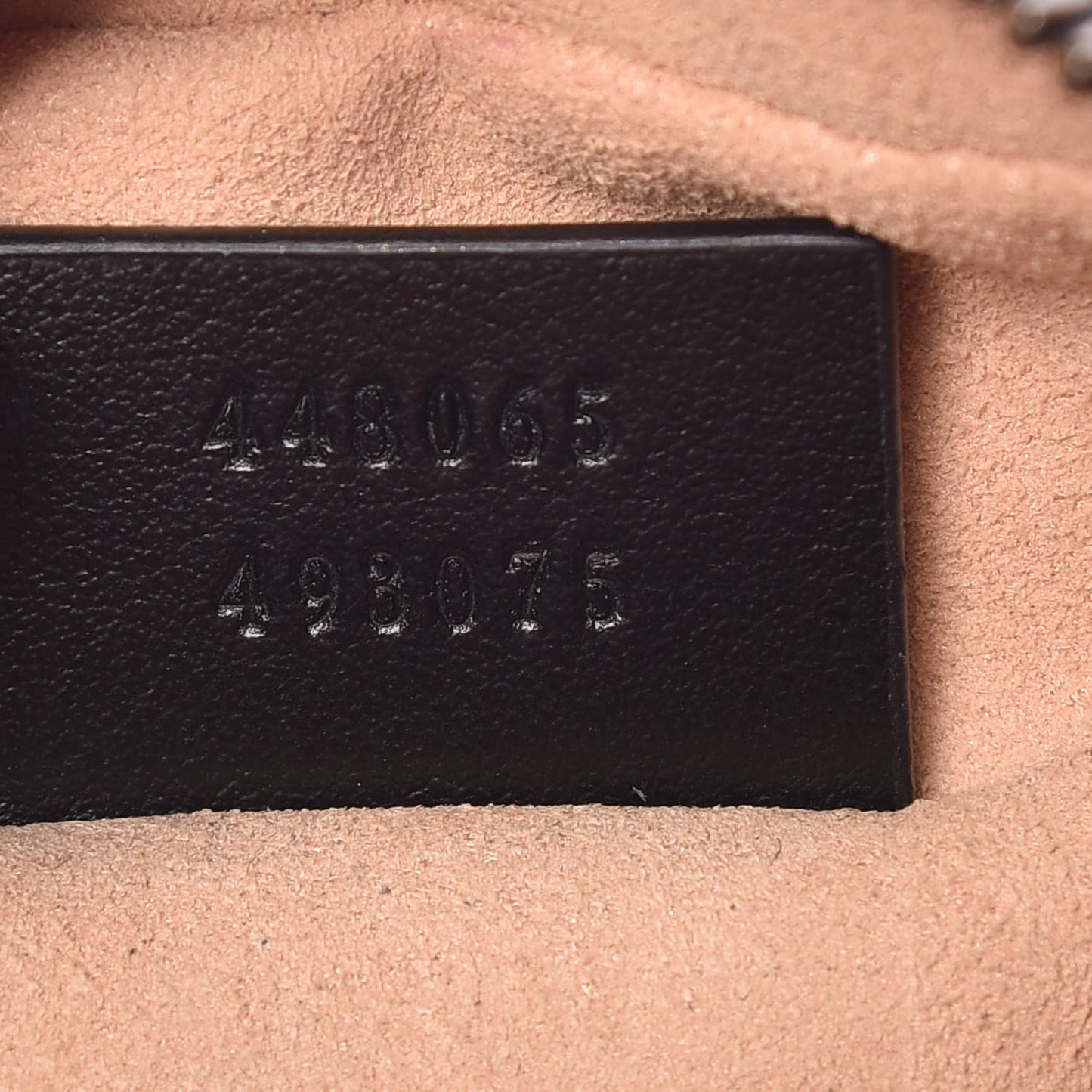 Calfskin Matelasse Mini GG Marmont Chain Shoulder Bag Black