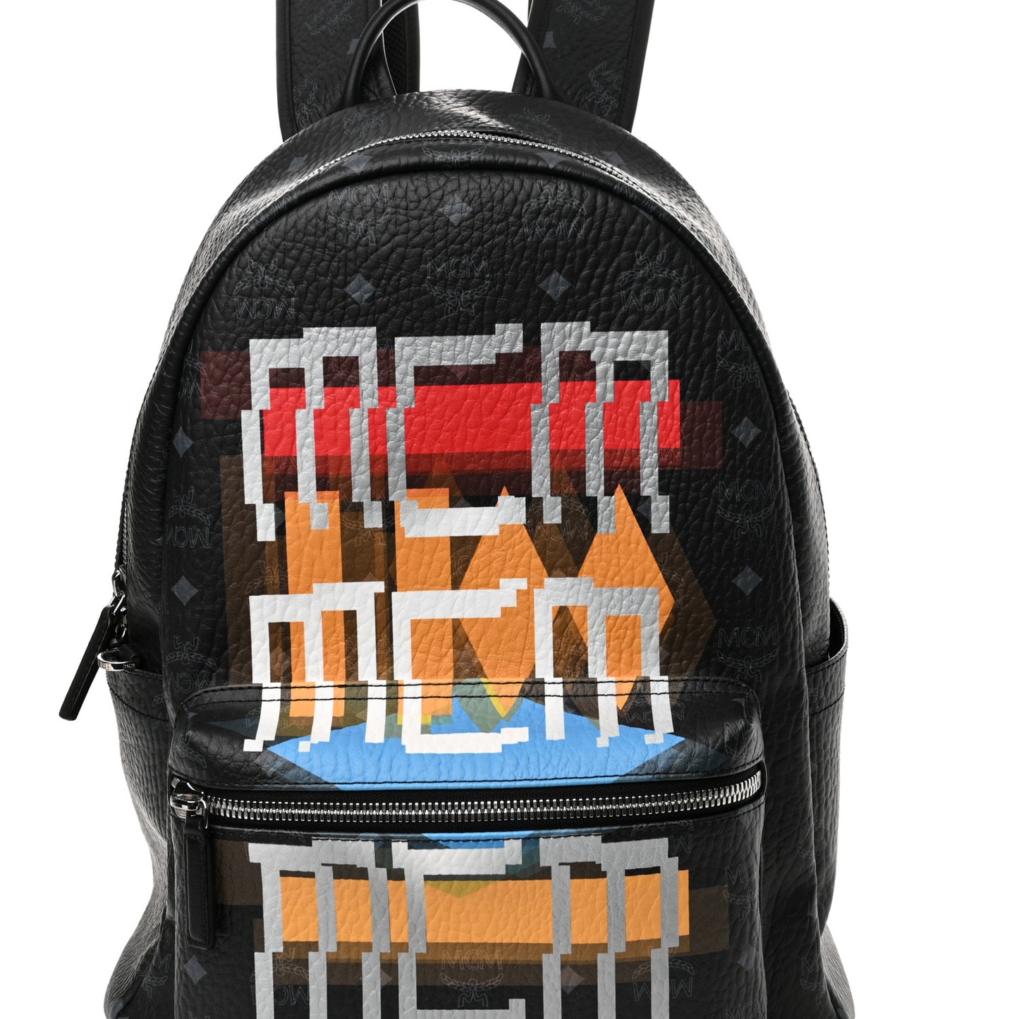 Visetos Geo Graffiti Large Stark Backpack Black