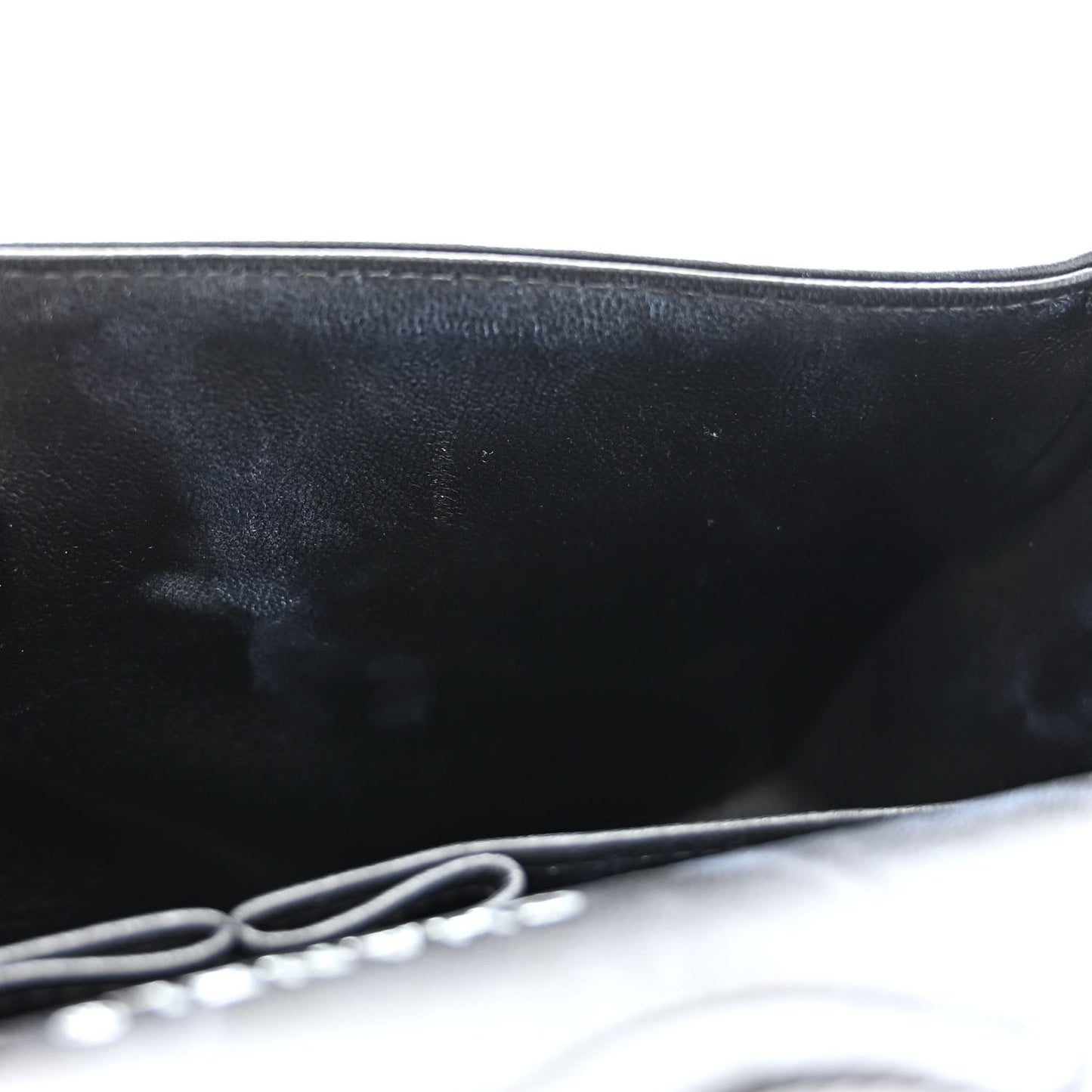Lambskin Quilted Medium Double Flap So Black