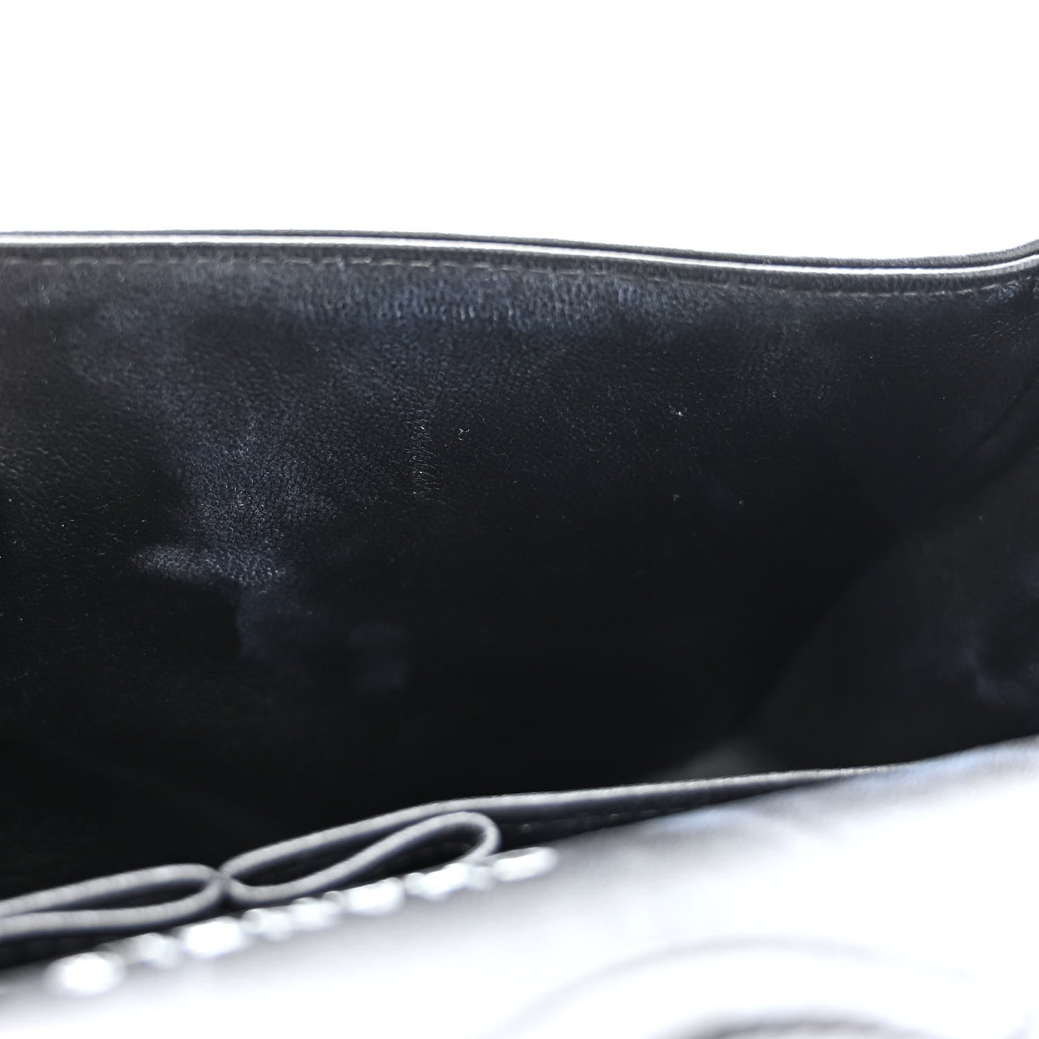 Chanel Lambskin Quilted Medium Double Flap So Black 9 of 15