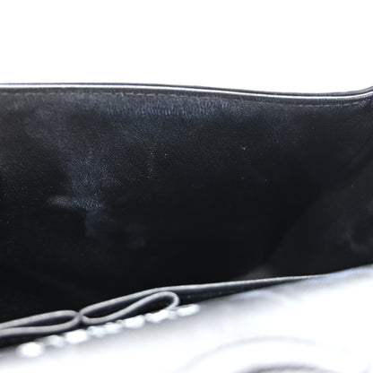 Chanel Lambskin Quilted Medium Double Flap So Black 9 of 15