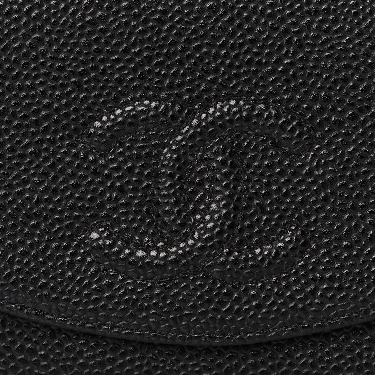 Caviar Timeless CC Flap Wallet Black