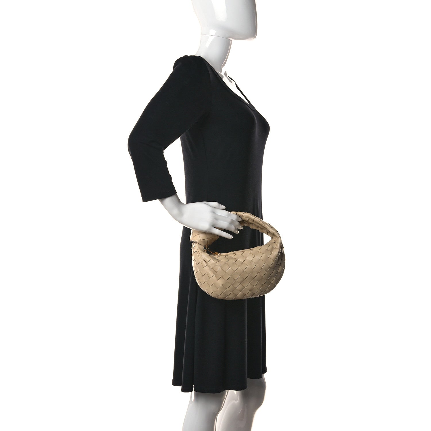 Bottega Veneta Nappa Intrecciato Mini Jodie Almond 3 of 9