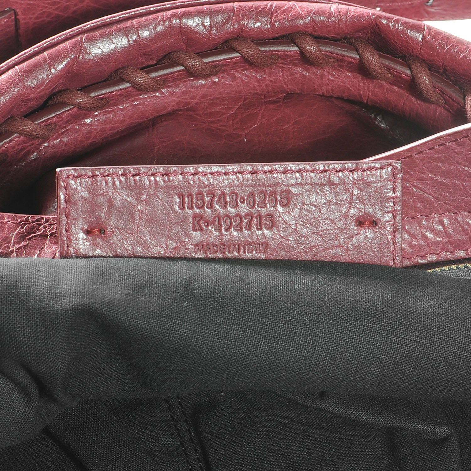 Balenciaga Agneau City Cassis 7 of 7