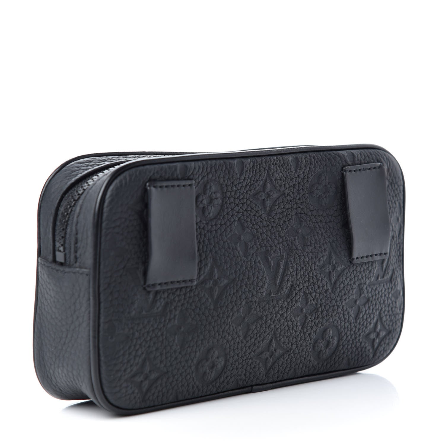 Louis Vuitton Taurillon Monogram Uniformes Solar Ray Soft Pochette Volga Belt Bag Black 3 of 10