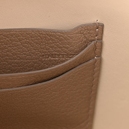 Burberry Goatskin Mini Hayes D-Ring Crossbody Bag Beige 7 of 8