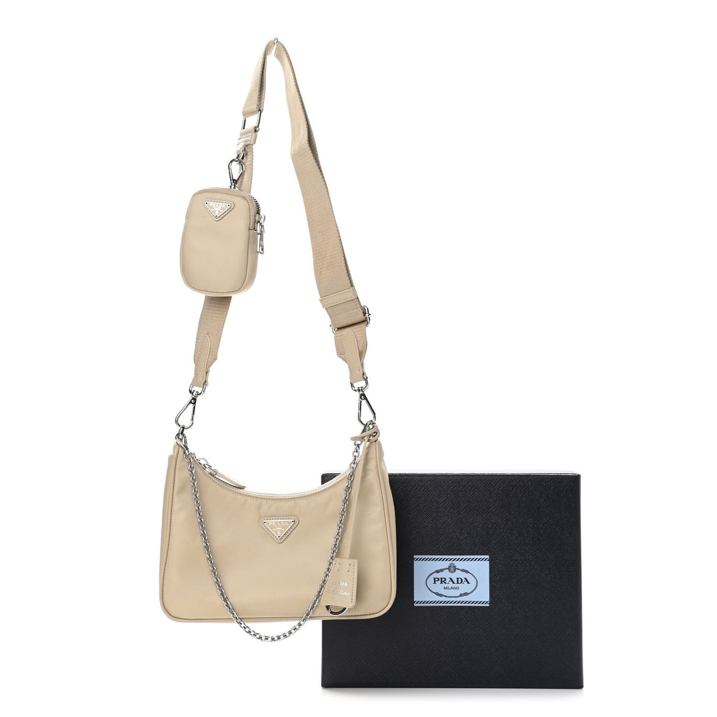 Nylon Re-Edition 2005 Shoulder Bag Deserto