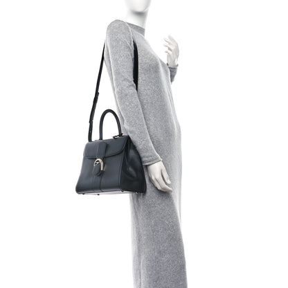 Delvaux Box Calfskin MM Brillant Satchel Black 2 of 18