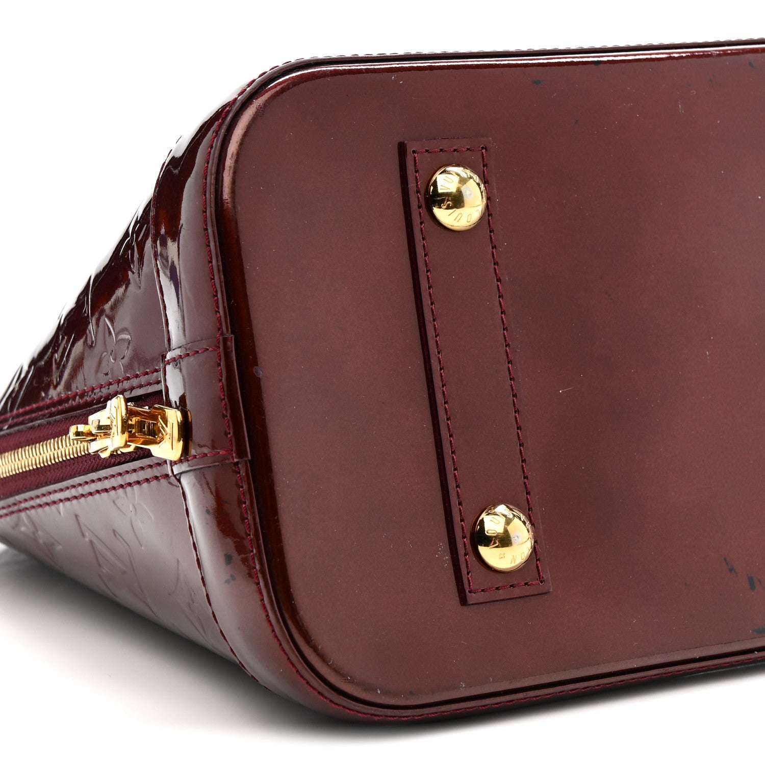 Louis Vuitton Vernis Alma PM Rouge Fauviste 9 of 15