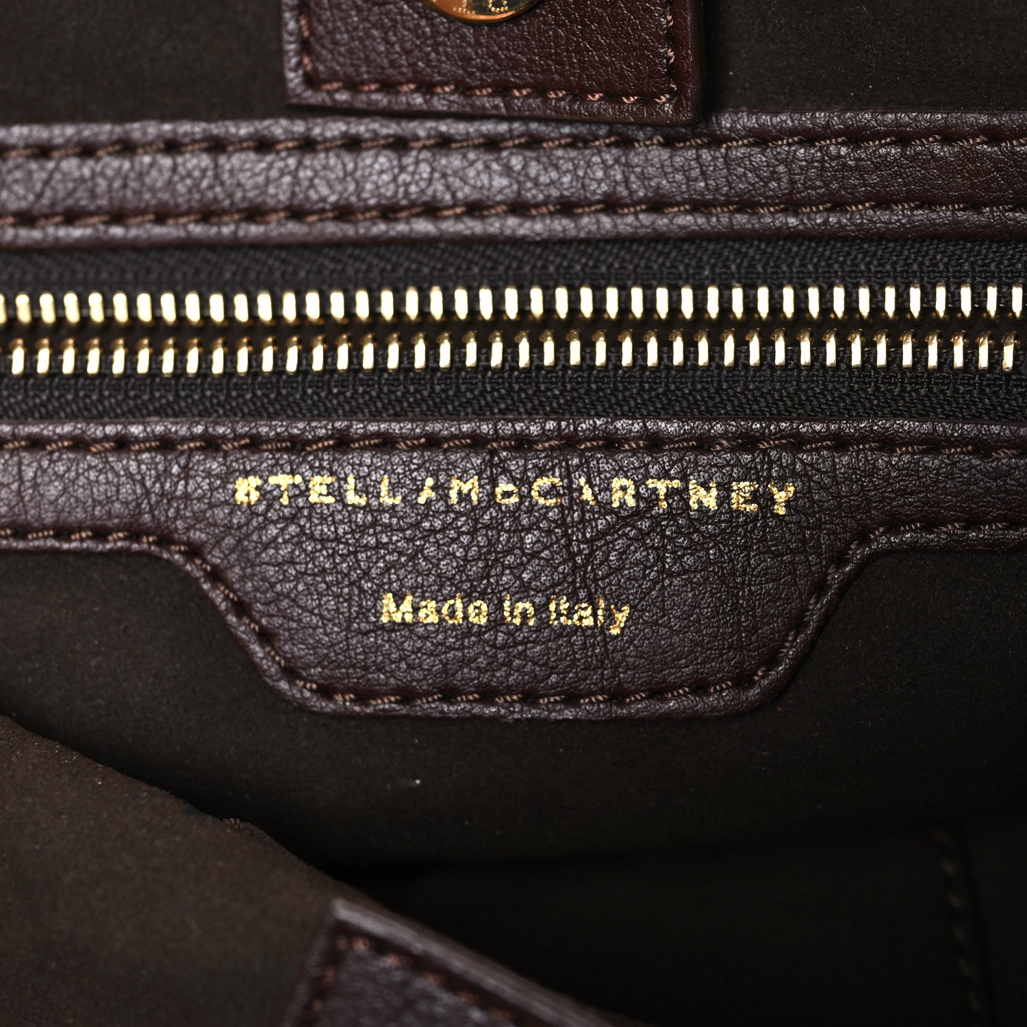 Stella McCartney Raffia Falabella Tote Brown 6 of 9