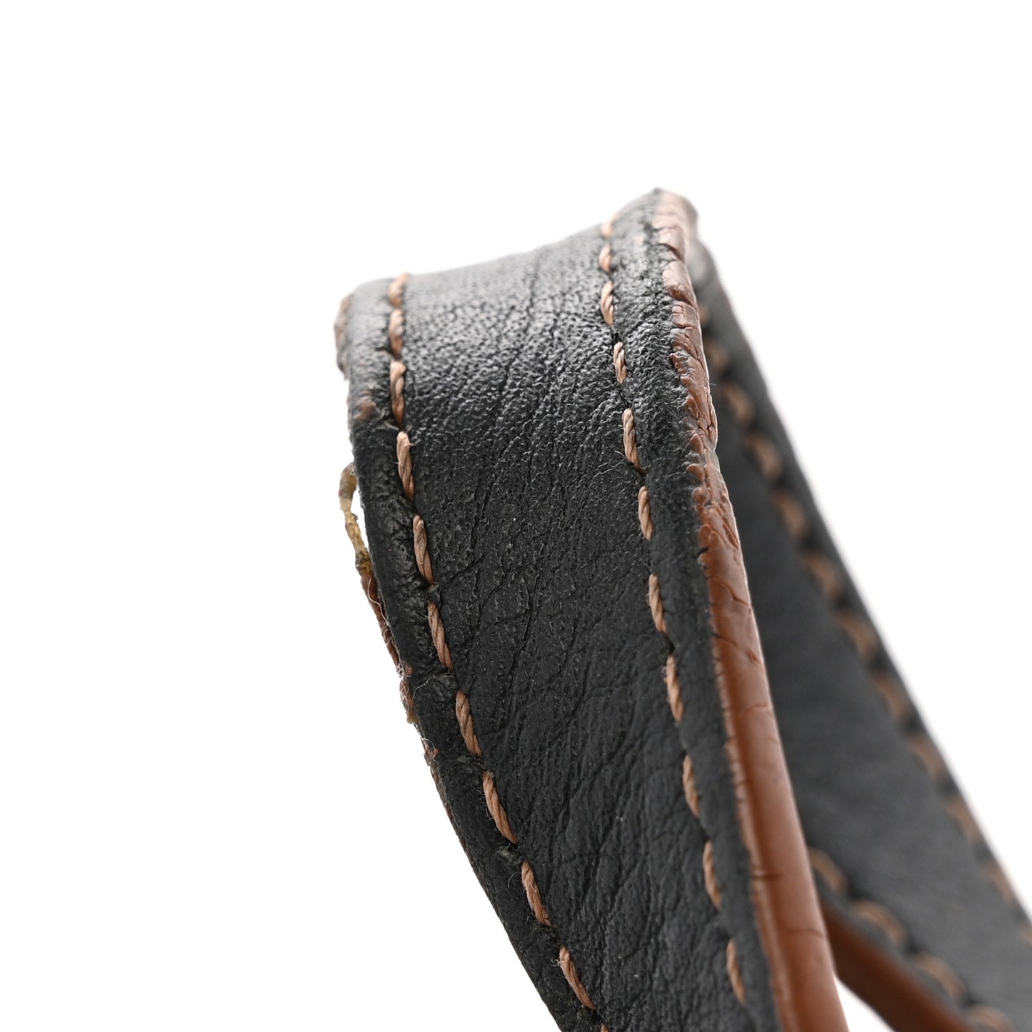 Calfskin Linen Mini Hammock Shoulder Bag Light Oat Black