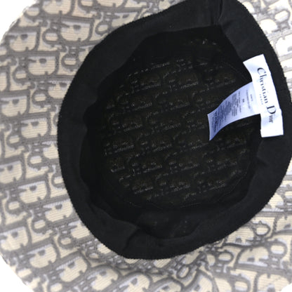 Christian Dior Oblique Bucket Hat 59 Grey 6 of 7