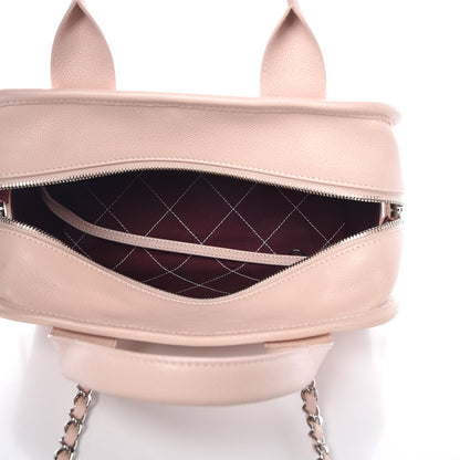 Chanel Caviar Quilted Small Deauville Bowling Bag Light Pink 5 of 10