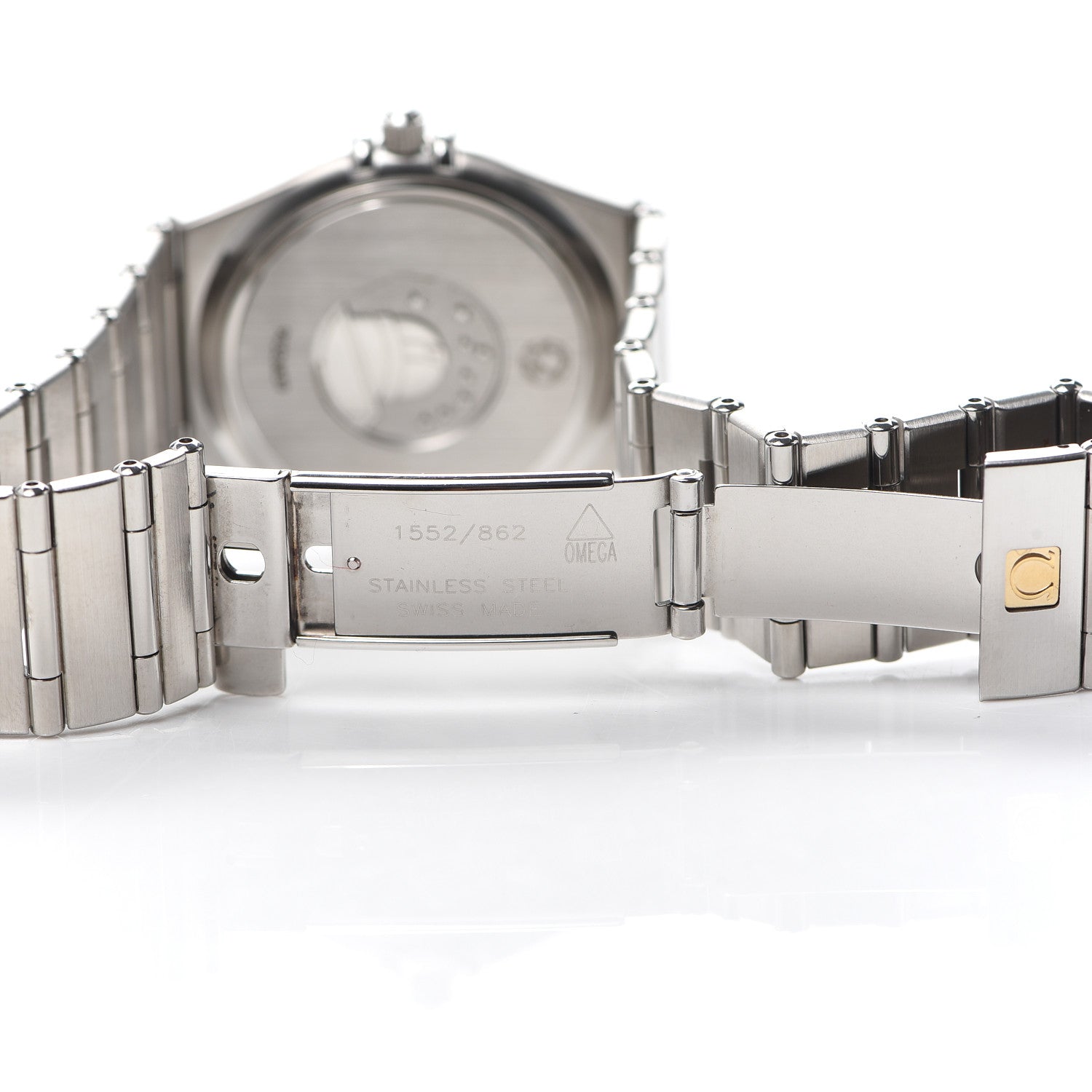 Omega Stainless Steel 33mm Constellation Quartz Watch Blue 1512.40 5 of 6