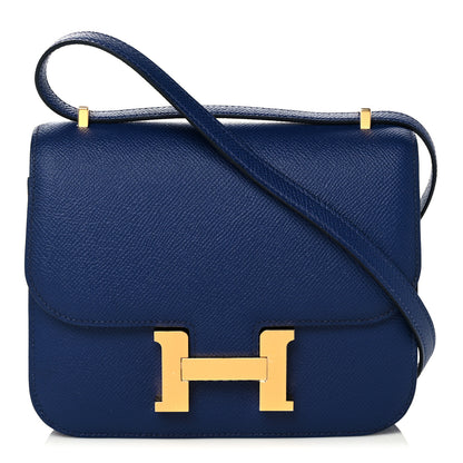 Hermes Epsom Constance 18 Bleu Saphir 1 of 9