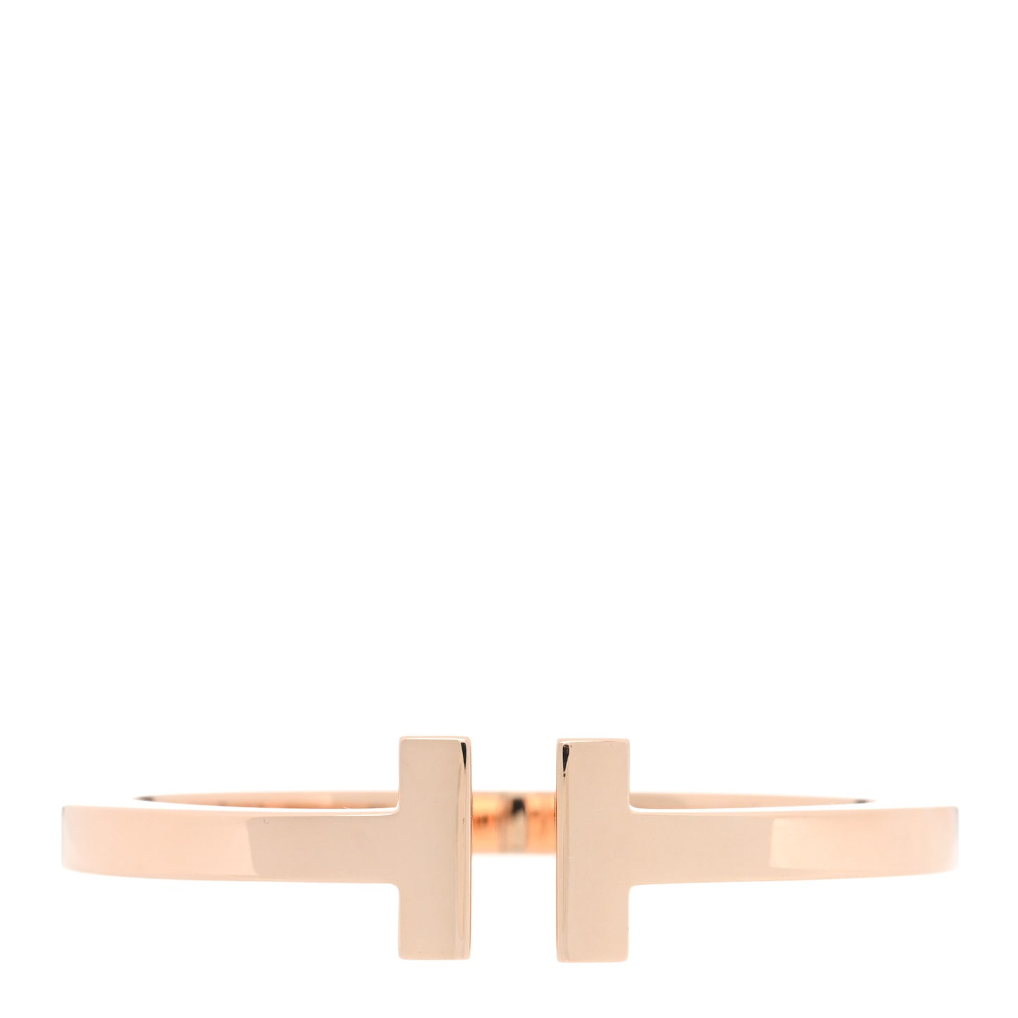 18K Rose Gold T Square Bracelet