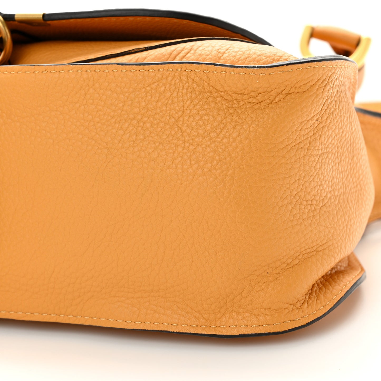 Calfskin Medium Marcie Satchel Burning Camel