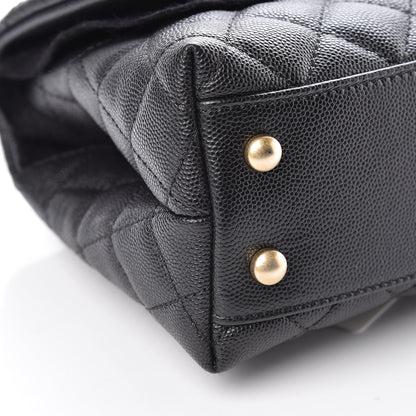 Chanel Caviar Quilted Mini Coco Handle Flap Black 8 of 10