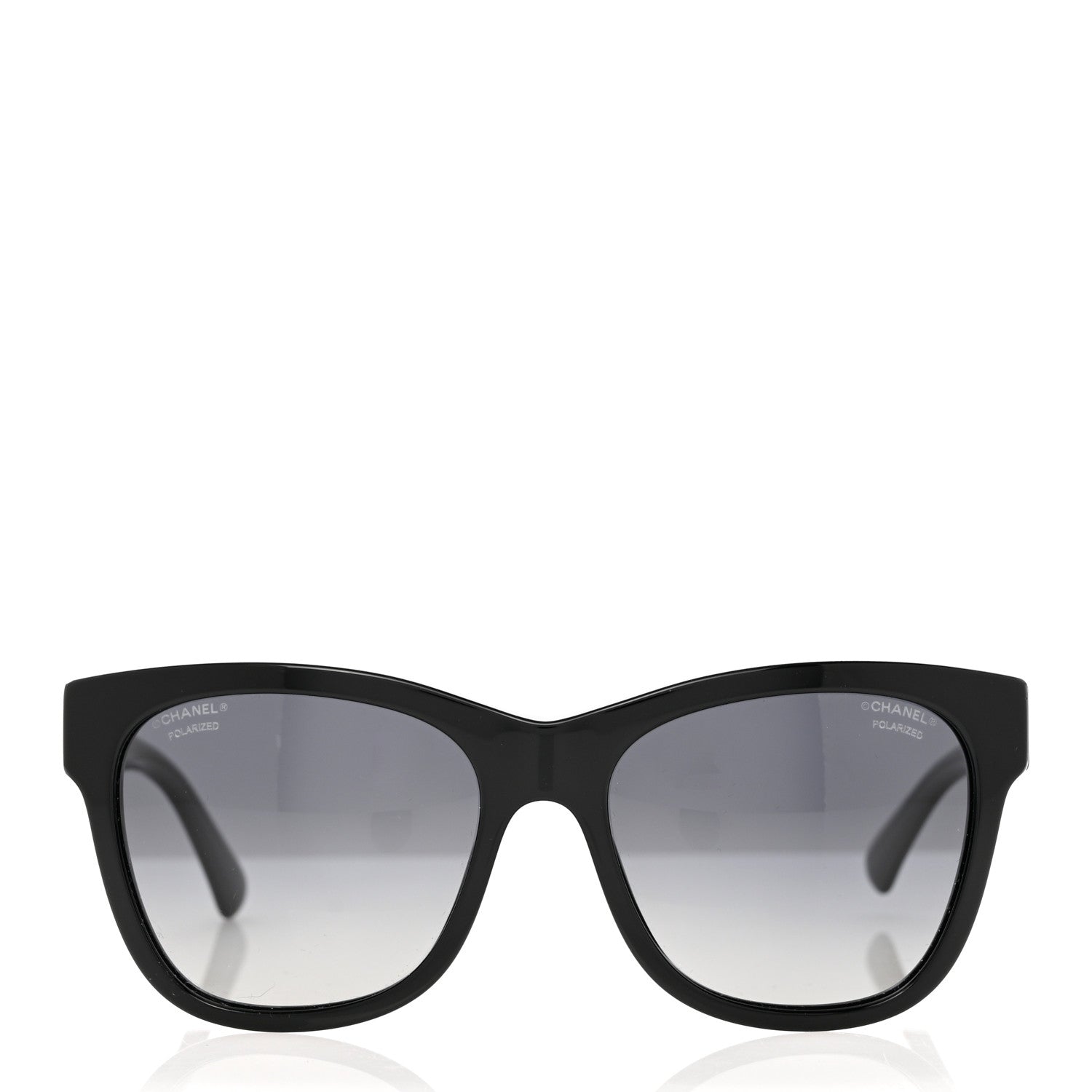 Chanel Acetate Square CC Sunglasses 5380 Black 2 of 8