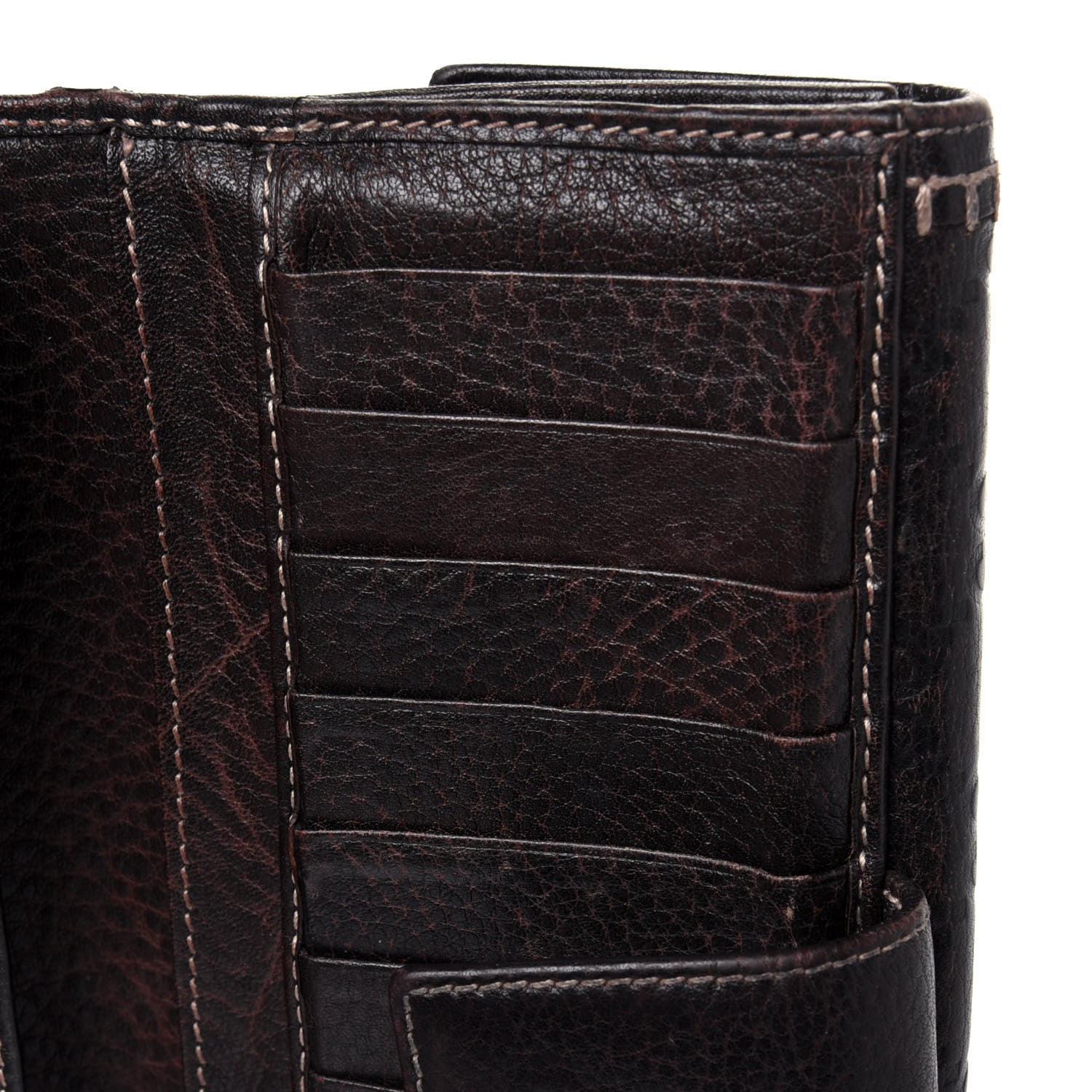 Gucci Guccissima Horsebit Continental Wallet Dark Brown 9 of 18