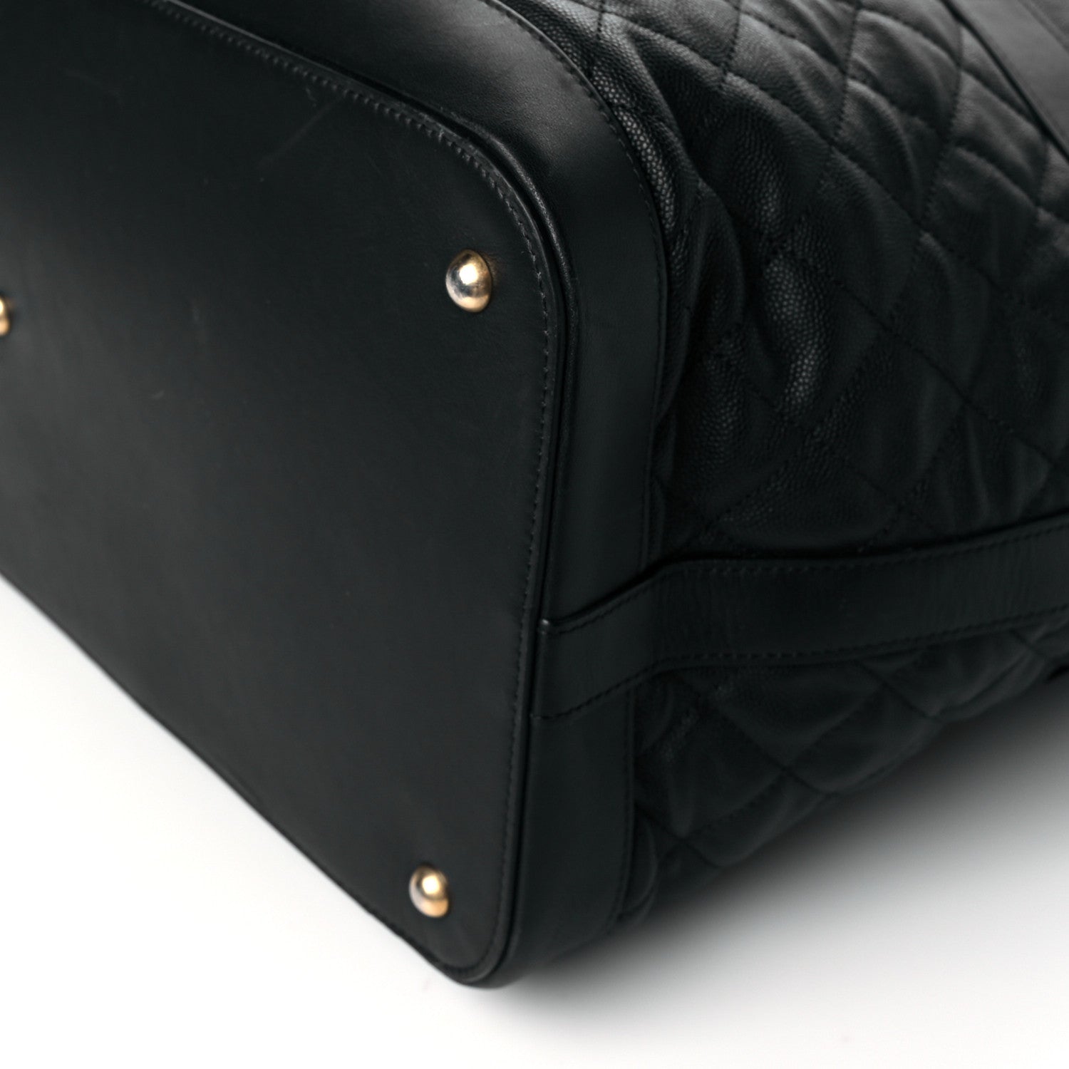 Chanel Caviar Quilted Weekender Bag Black 10 of 10