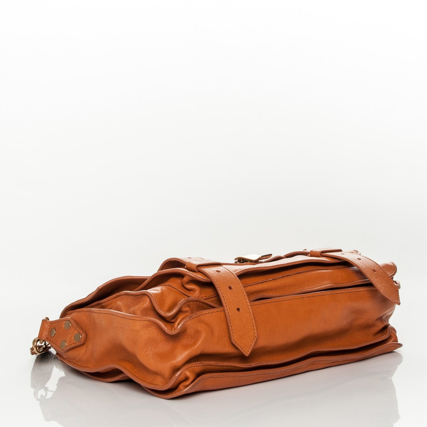 Lambskin Medium PS1 Satchel Saffron