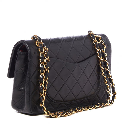 Chanel Lambskin Quilted Small Double Flap Black 3 of 10