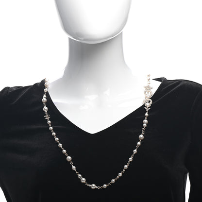 Chanel Pearl CC Coco Necklace Gold 2 of 5