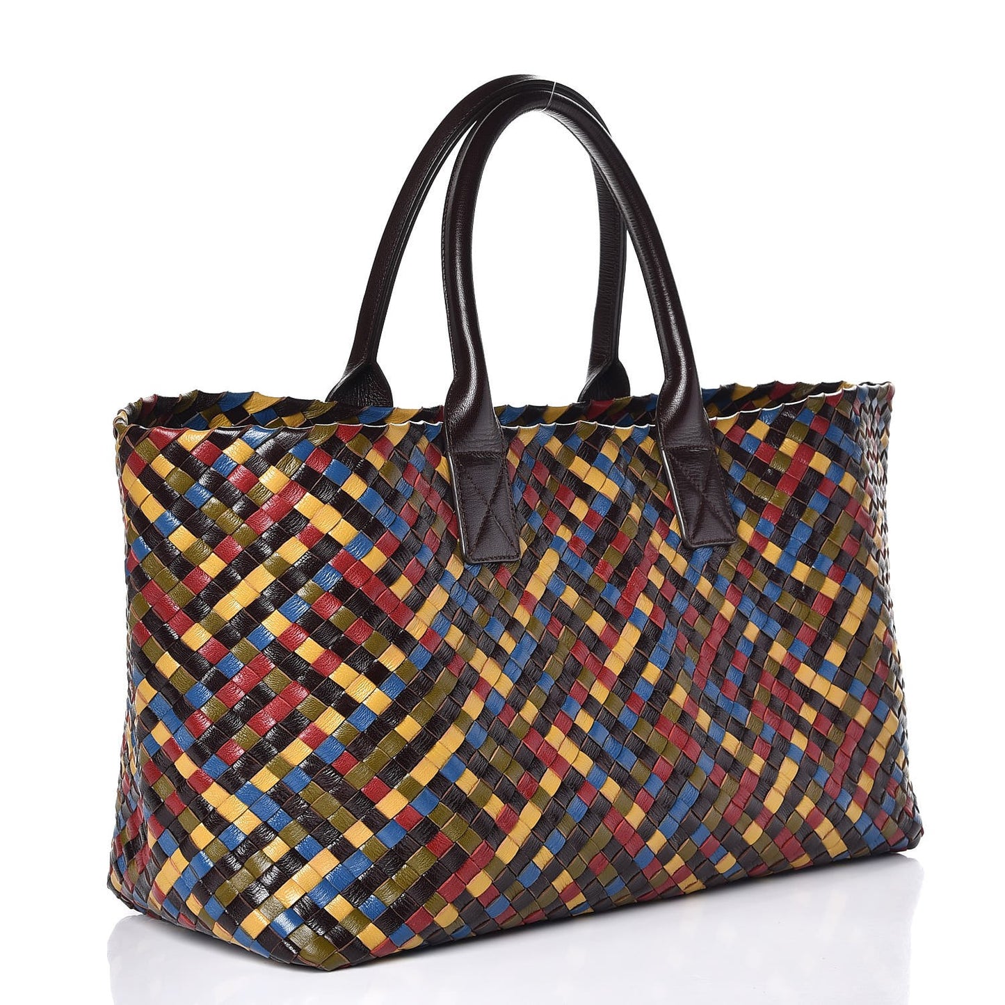Nappa Intrecciato Medium Cabat Multicolor