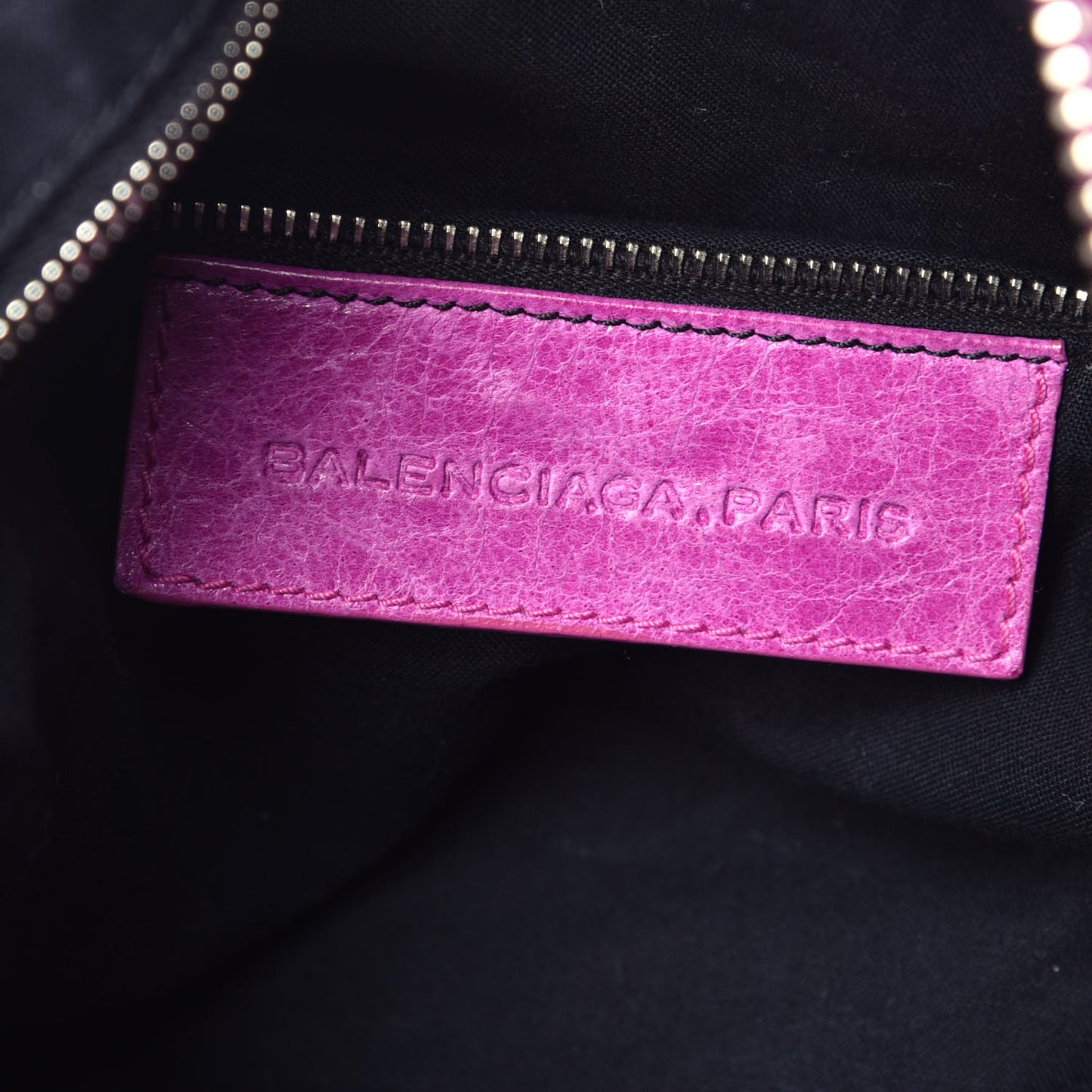 Agneau Giant 21 Silver Hardware Hobo Magenta