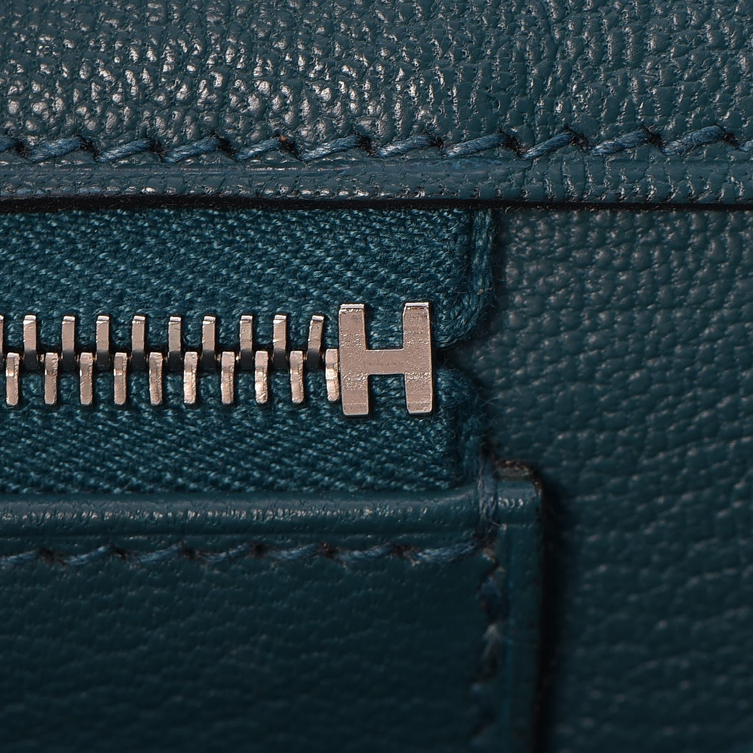 Hermes Taurillon Clemence JPG Shoulder Birkin II 42 Cobalt 19 of 32