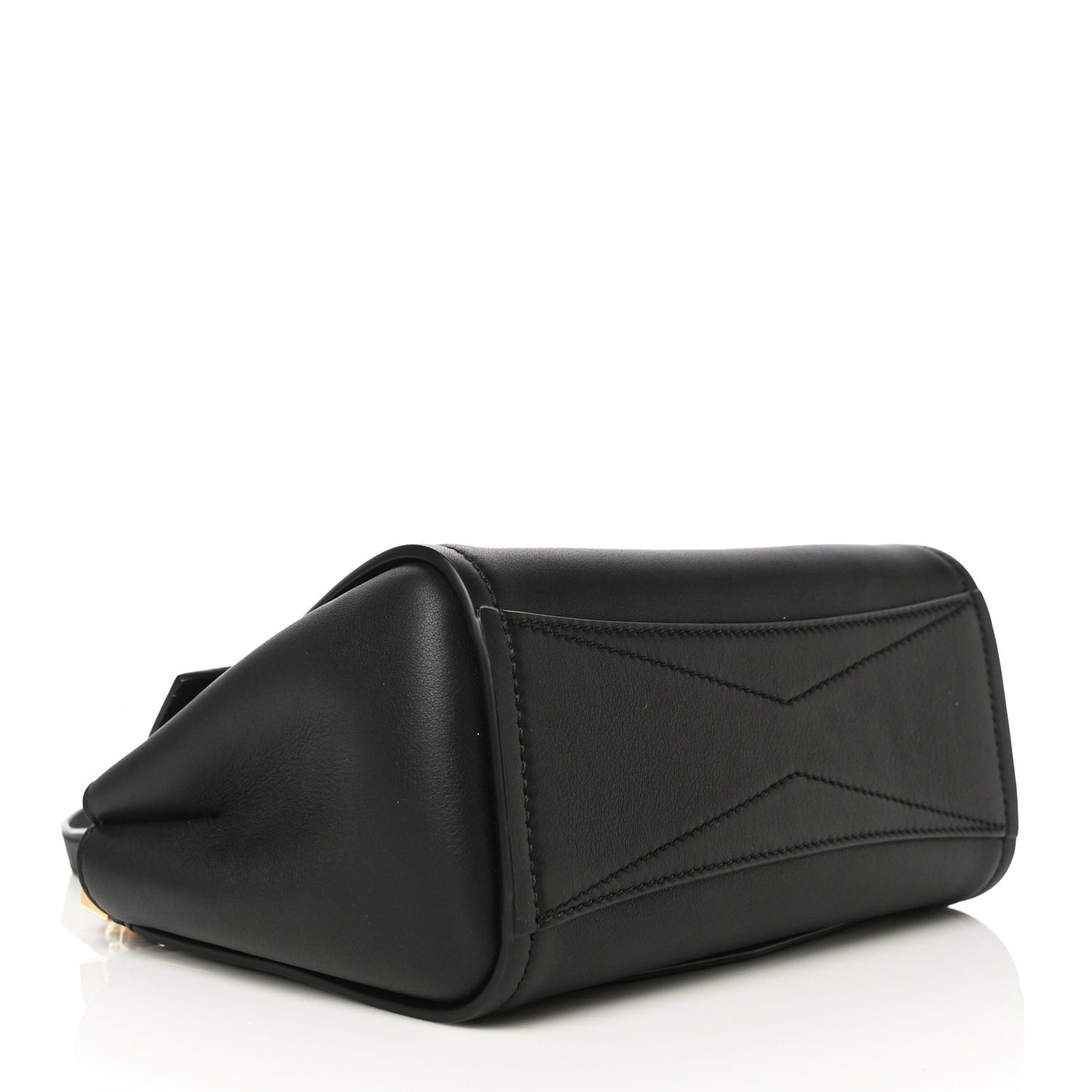 Calfskin Mini Mystic Shoulder Bag Black