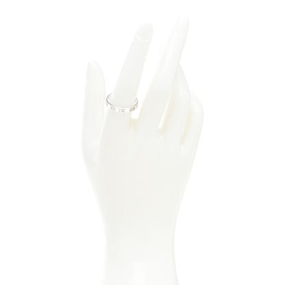 Tiffany Sterling Silver Narrow Atlas Pierced Ring 57 8 2 of 5