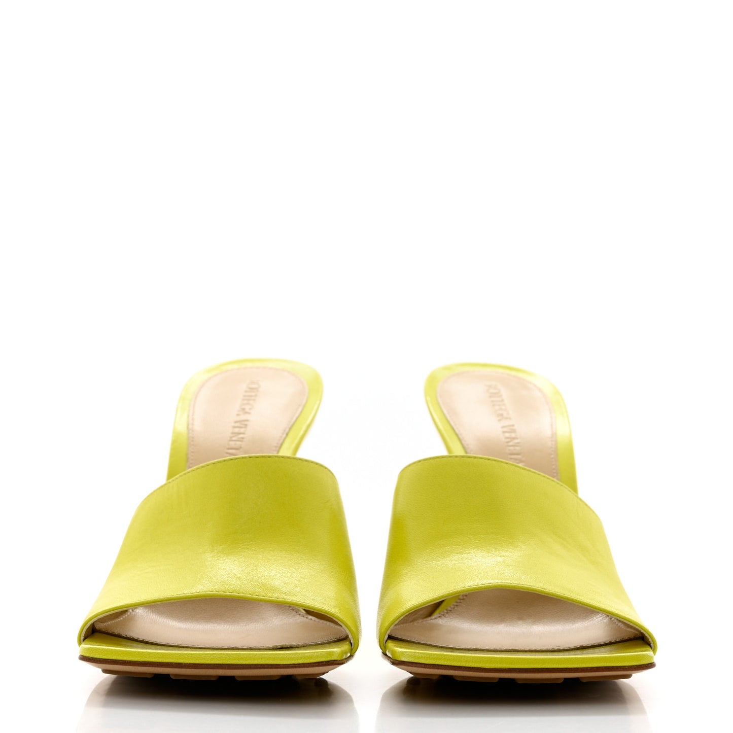 Lambskin Stretch Wedge 90mm Sandals 37 Kiwi