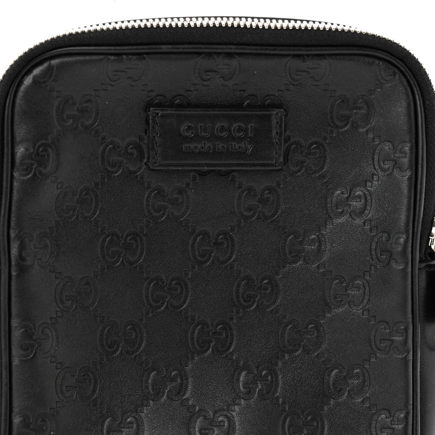 Gucci Guccissima Belt Bag Black 12 of 16
