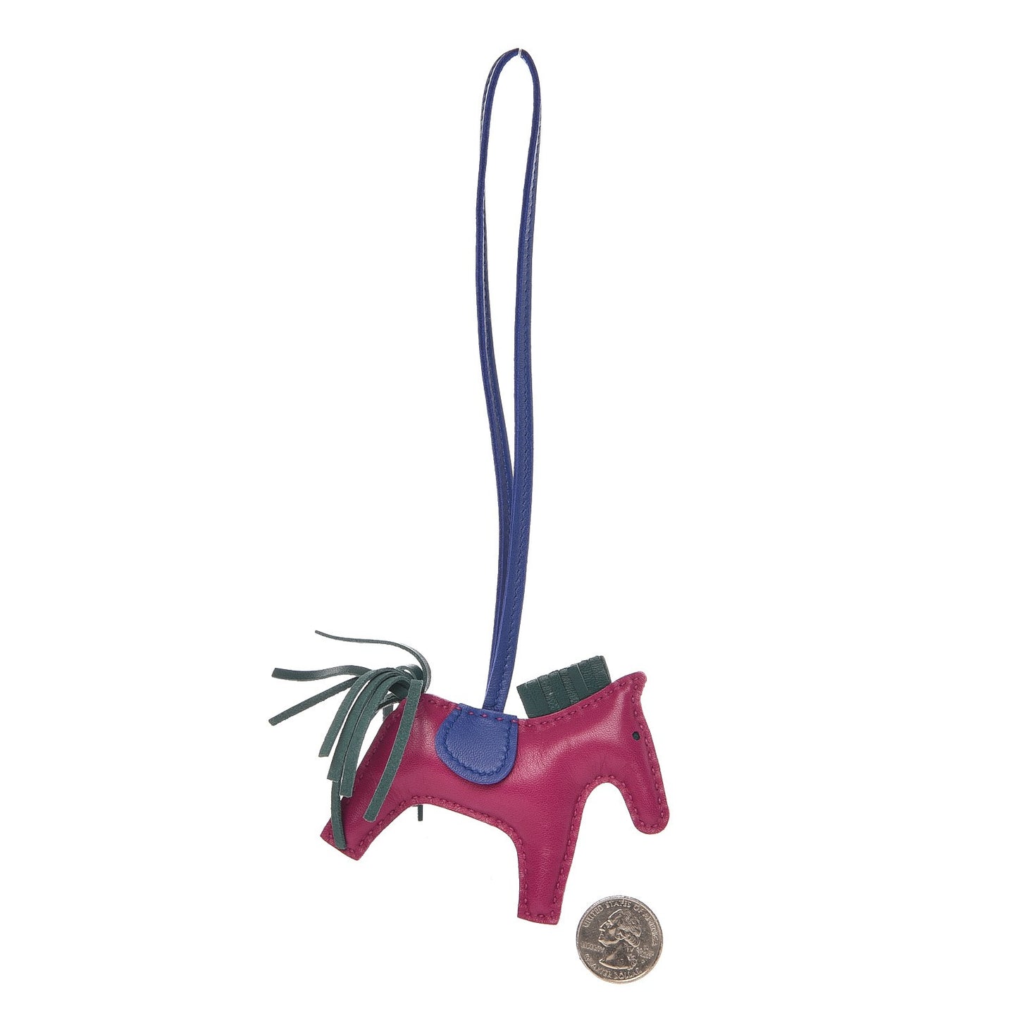 Milo Lambskin Grigri Rodeo Horse Bag Charm PM Rose Pourpre Bleu Electrique Malachite