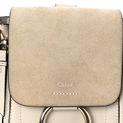 Chloe Suede Calfskin Mini Faye Backpack Off White 16 of 18