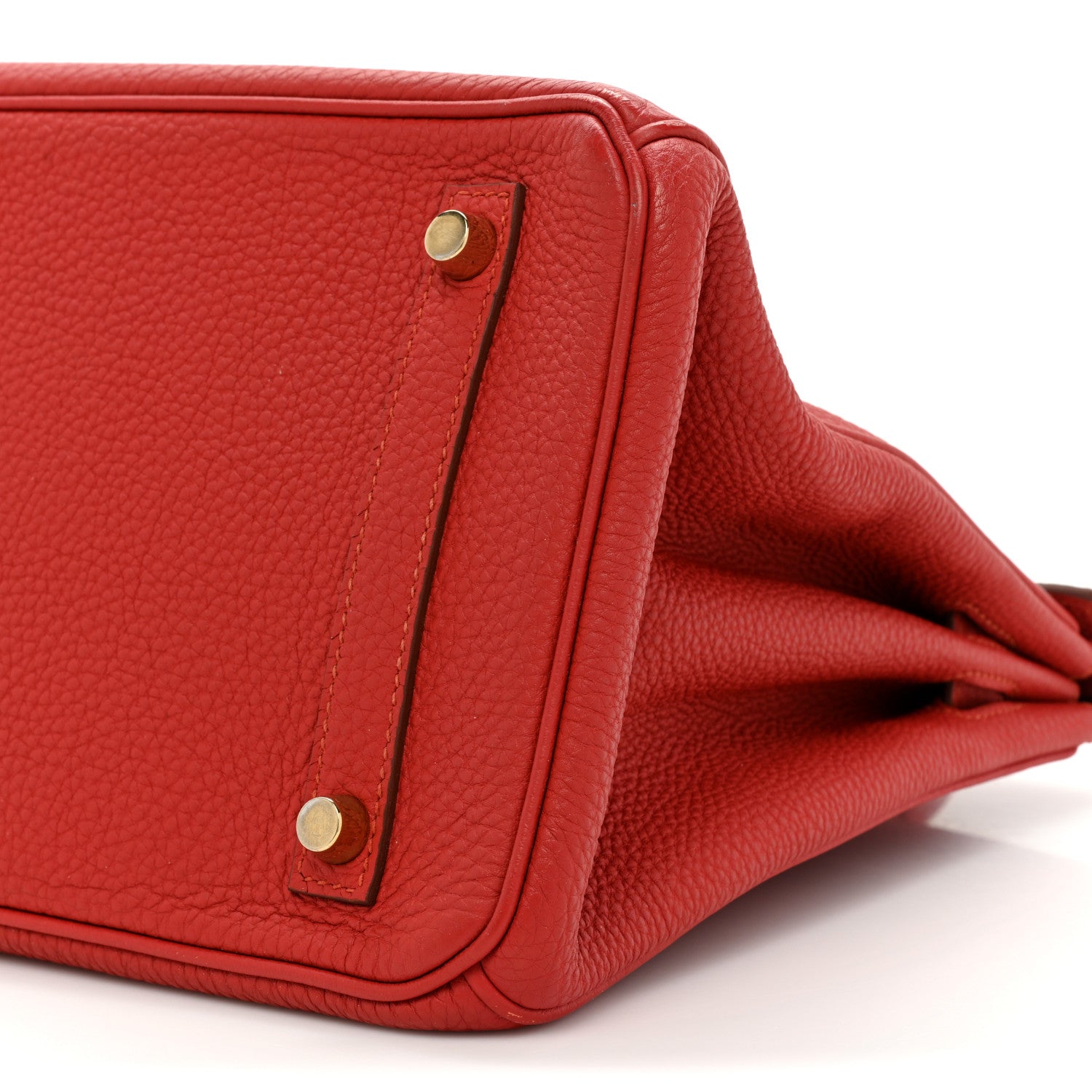 Hermes Togo Birkin 30 Vermillion 8 of 19