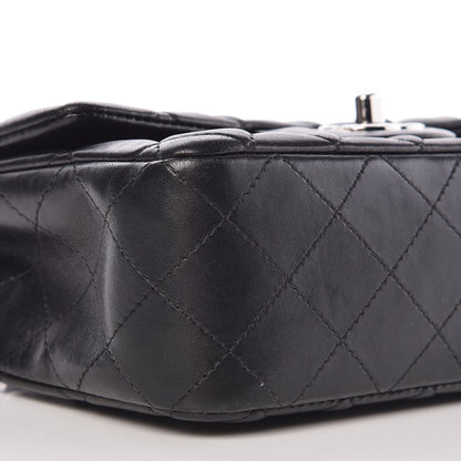 Chanel Lambskin Quilted Mini Rectangular Flap Black 9 of 12