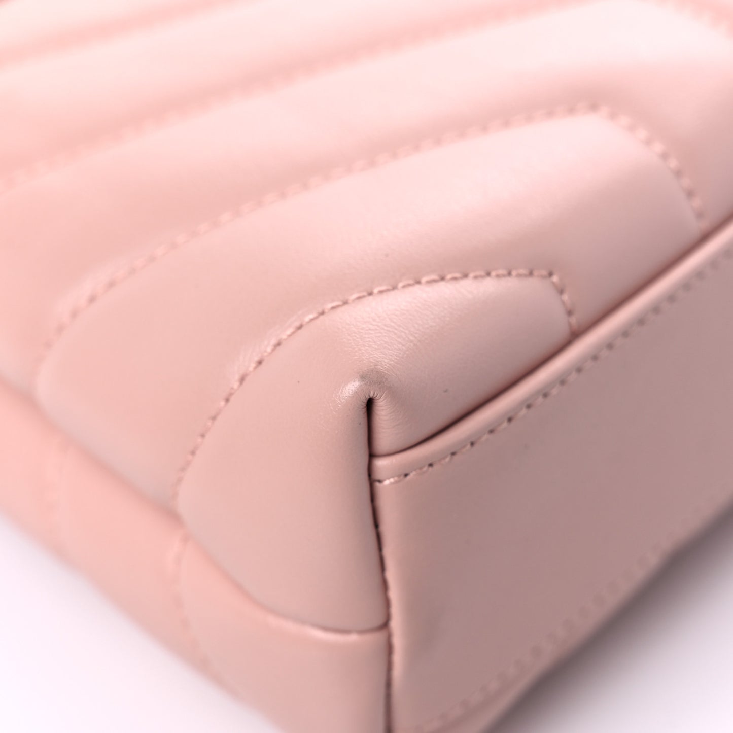 Calfskin Y Quilted Monogram Toy Loulou Chain Satchel Pale Pink
