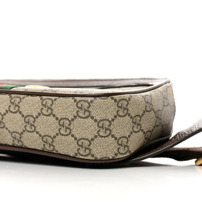 Gucci Soft GG Supreme Monogram Medium Ophidia Belt Bag Dark Brown 10 of 10