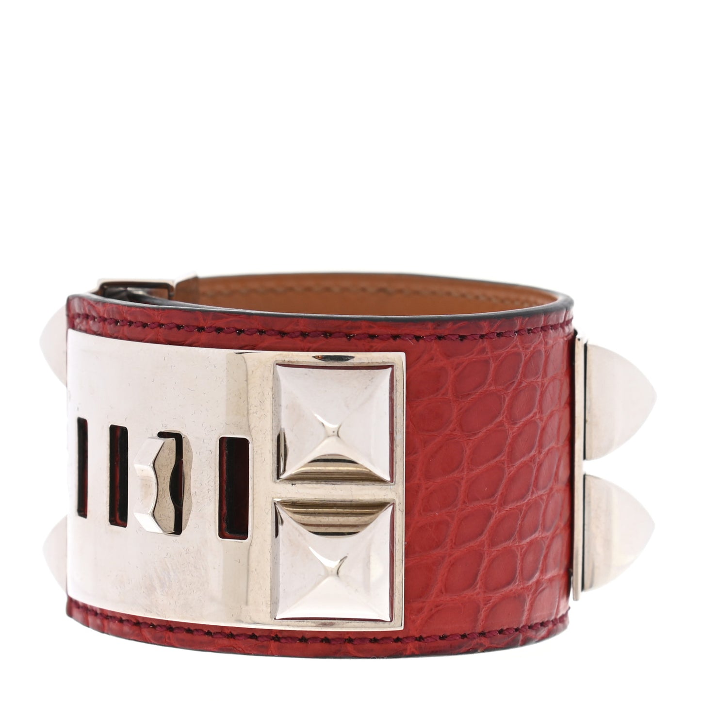 Matte Alligator Collier De Chien CDC Bracelet S Bougainvillea