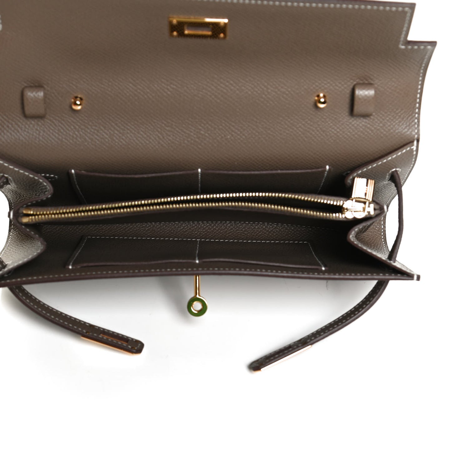 Epsom Kelly Wallet To Go Etoupe